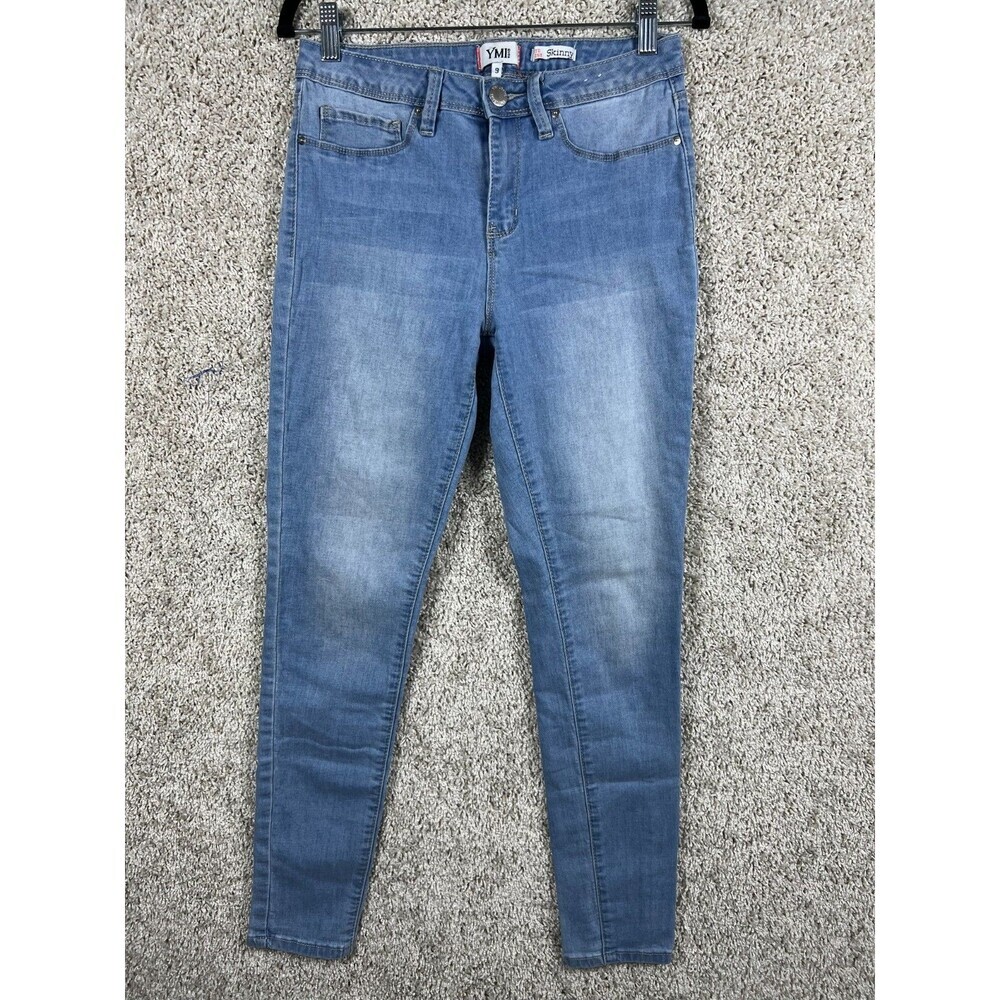 YMI Jeans Women's size26 Blue Light Wash High Rise Skinny Jeans